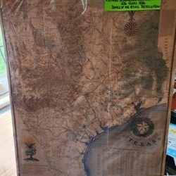 Texas Map sesquicentennial