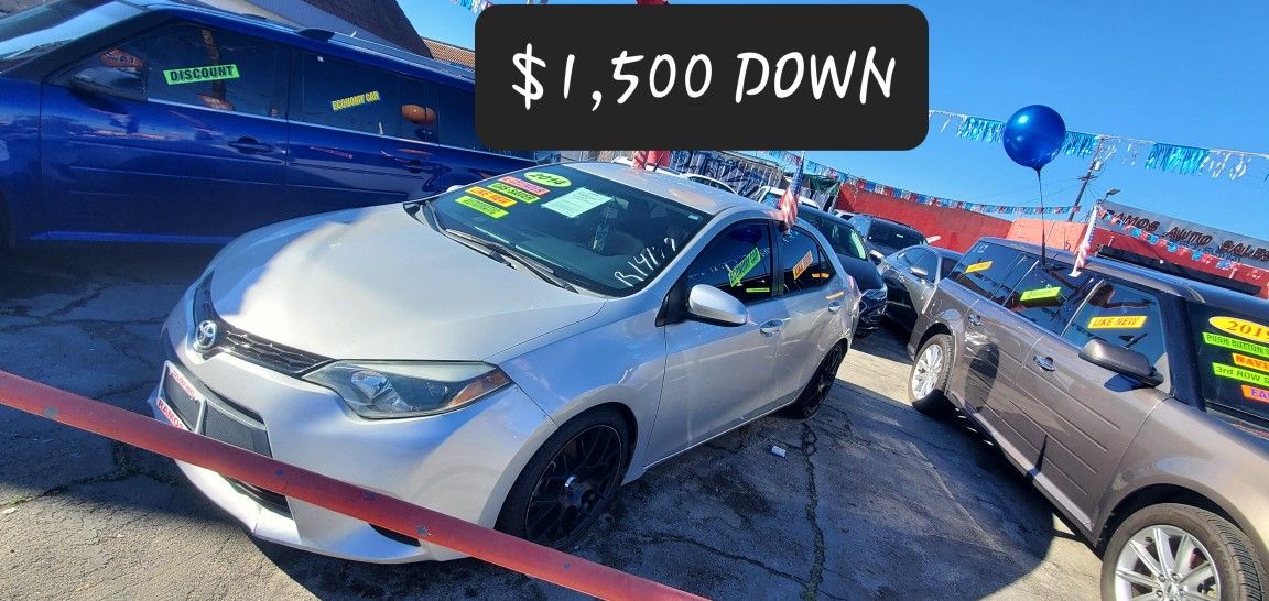 2014 TOYOTA COROLLA TIRES SO NEW