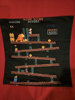 17" By 17" Donkey Kong Pillow Case