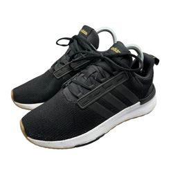 Adidas Women’s Black On Black Cloud Foam Comfort Sneakers Size 8