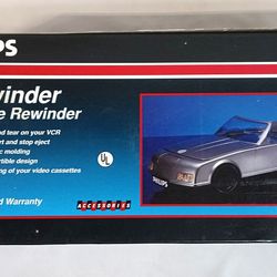 Philips Autowinder VHS tape Rewinder NEW IN BOX