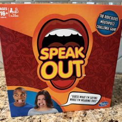 Speak Out Mouthpiece Challenge Game with New/Sealed Mouthpieces