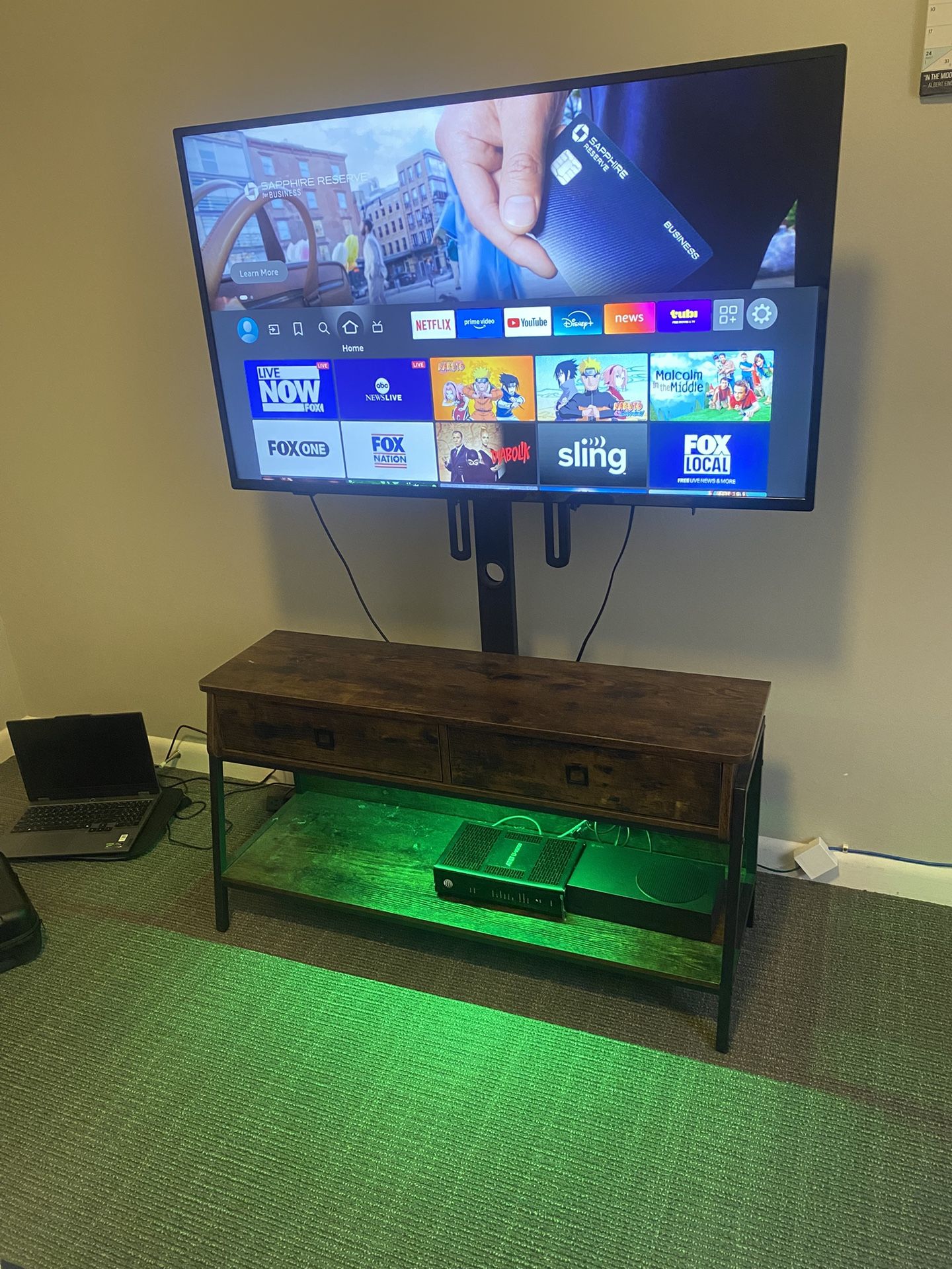 Insignia Fire TV With LED Stand