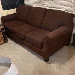 $50 Brown 3 Seater Couch: In Good Condition! 
