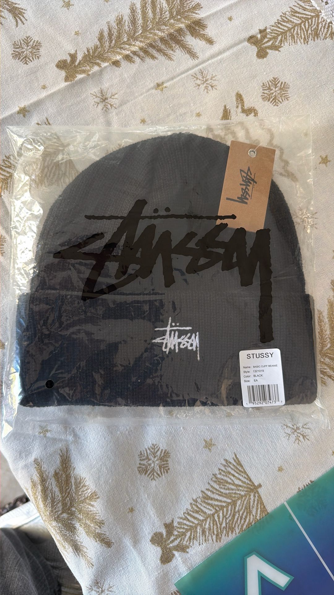 Stussy Basic Cuff Beanie In Black OSFA