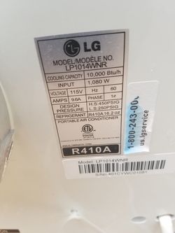 I have several portable air conditioning