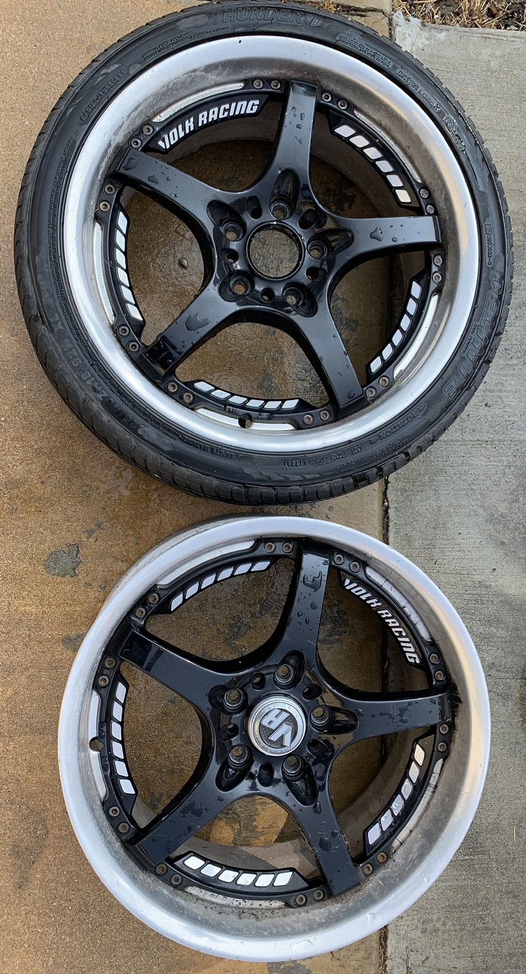 18” VOLK SF Challenge 2pc Rims 5x114.3