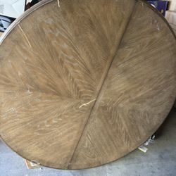 Ashley Furniture Table $50 Table & Leaf 48” Round Or Add The leaf & It Extends To 72”
