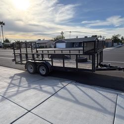 16 Foot Tandem Axle Trailer