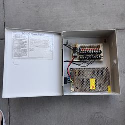 12V CCTV Power Supply Distribution Box 9 Channel 5A Security Camera PSU