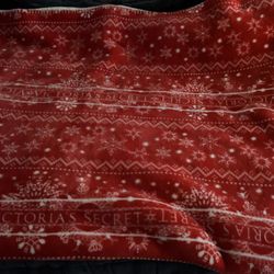 Victoria’s secret winter themed blanket 
