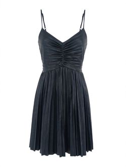 Black Spaghetti Strap Mini Dress