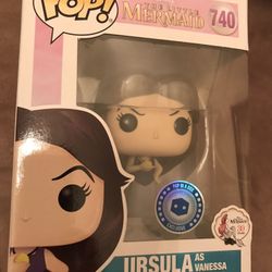Funko pop Disney exclusive little mermaid Ursula as Vanessa