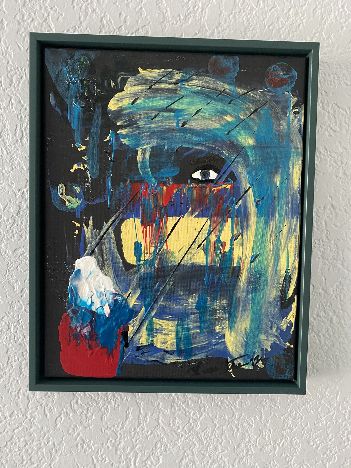 Original Painting Acrylic On Canvas Framed