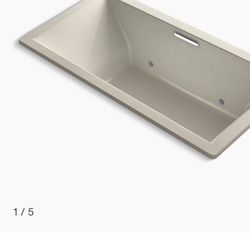 Kohler Underscore® 72" x 36" drop-in VibrAcoustic® bath with chromatherapy and center drain K-1835-VBC-G9 New in box 