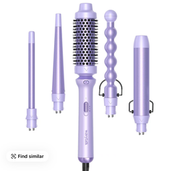 Ceramic curling wand set