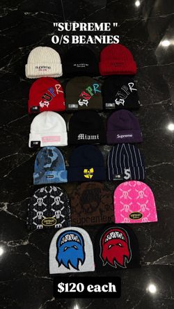 "SUPREME " O/S BEANIES