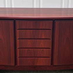 Danish Modern Rosewood Sideboard/Credenza  by Skovby