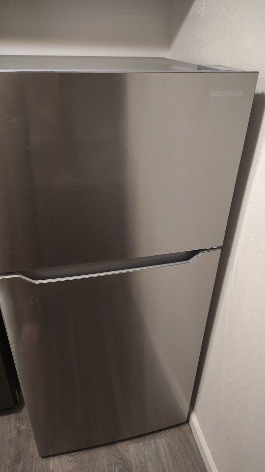 Insignia Brand Stainless steel Refrigerator