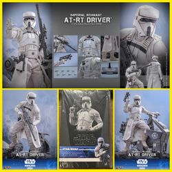 1/6 Hot Toys Imperial Remnant AT-RT Driver MMS853 Figure