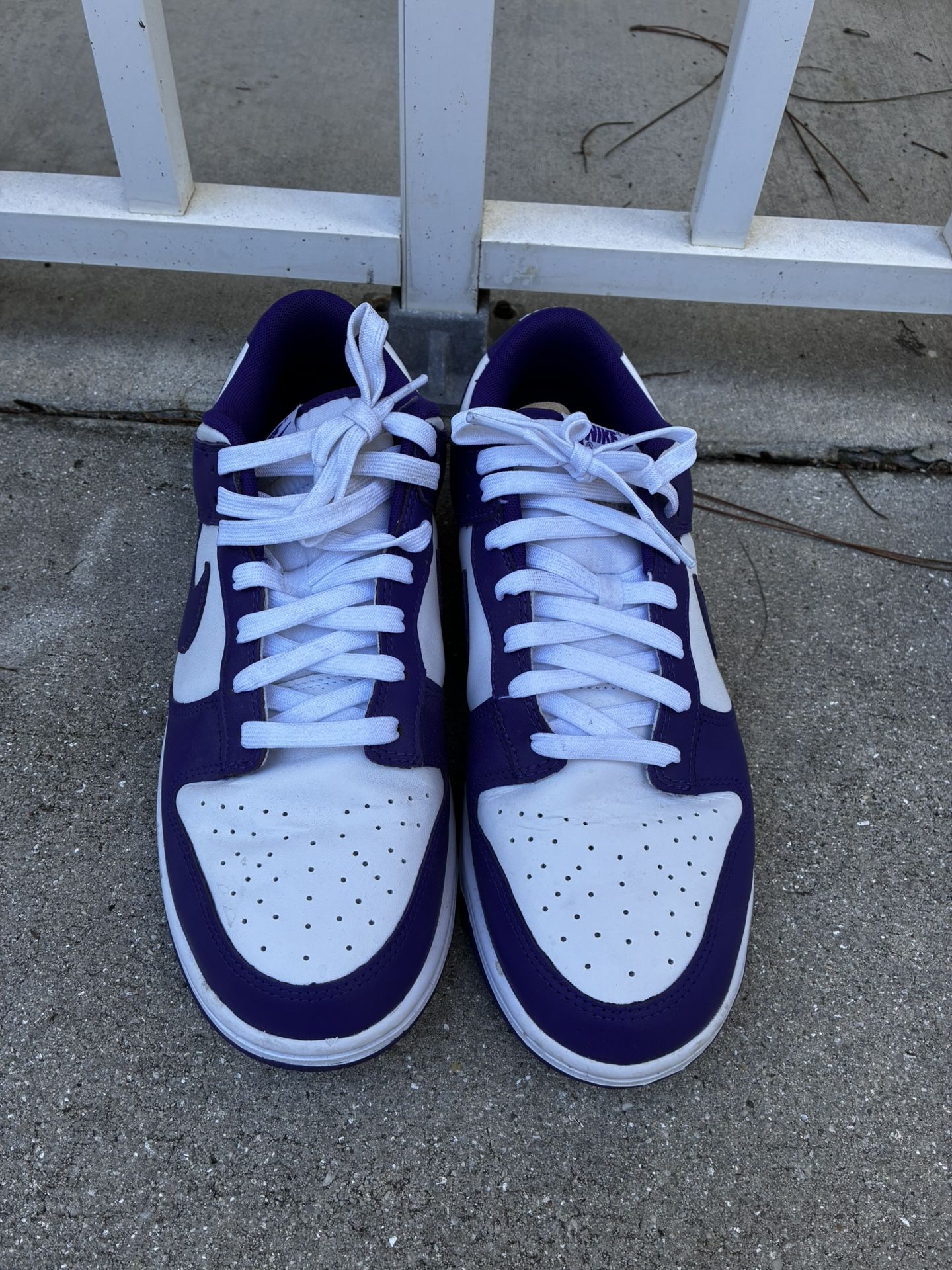 championship purple Dunks