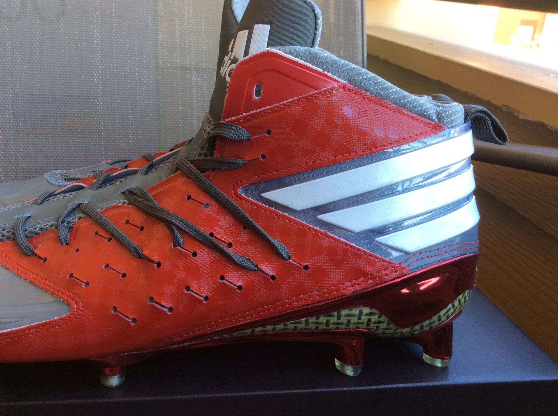 NEW MEN'S ADIDAS FREAK X KEVELAR NFL PREMIUM FOOTBALL CLEATS Sz 11.5