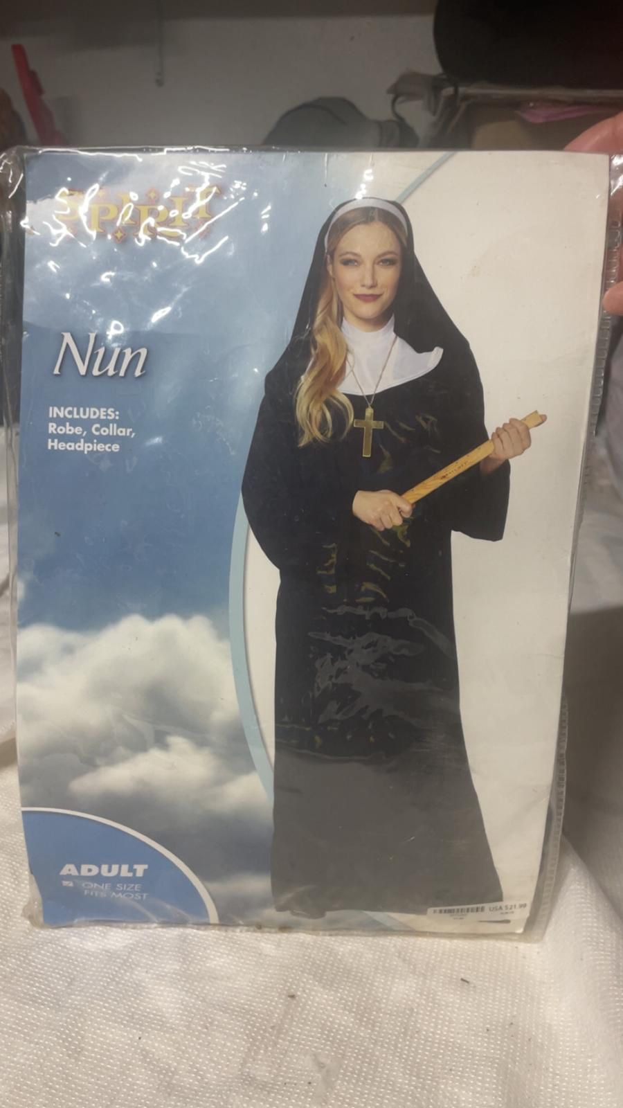 Nun Costume Adult One Size