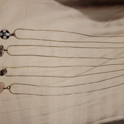 925 Necklaces With Pendants. 