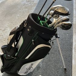 Left Handed kids/child/youth Golf Clubs.  11 Clubs And Bag. 