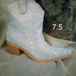 Rhinestone Boots 