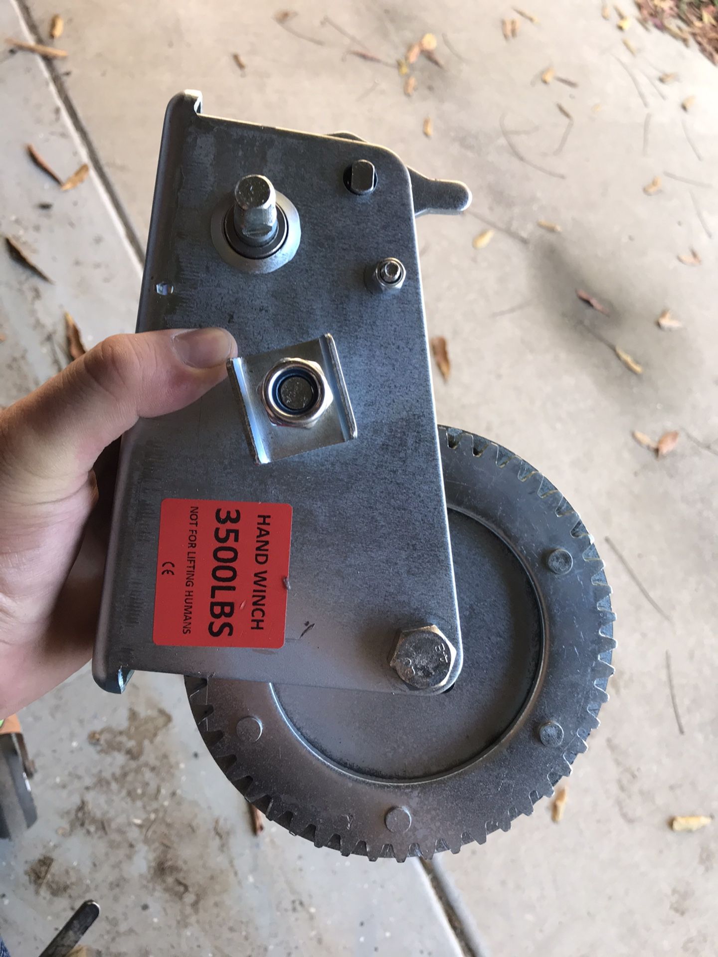 New Hand winch with handle