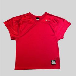 Nike vintage 2000’s red mesh football jersey Size 2XL Fits Like Medium 