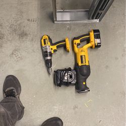 Dewalt  18 V Hammer Drill With Saw 