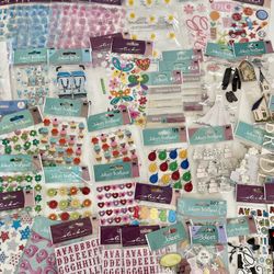 Lot #3 Jolee’s Boutique, Martha Stewart, Sticko Etc. Lot Of 50 Beautiful Stickers.  What You See Is What You Get!  Not Selling Individually! 
