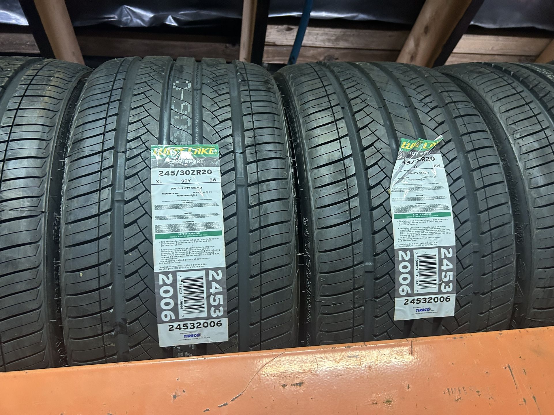 245/30/20 Westlake All Season tires $$140each
