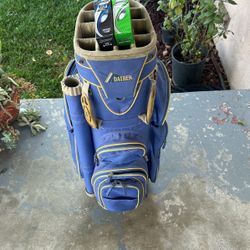Golf Bag And Six Balls