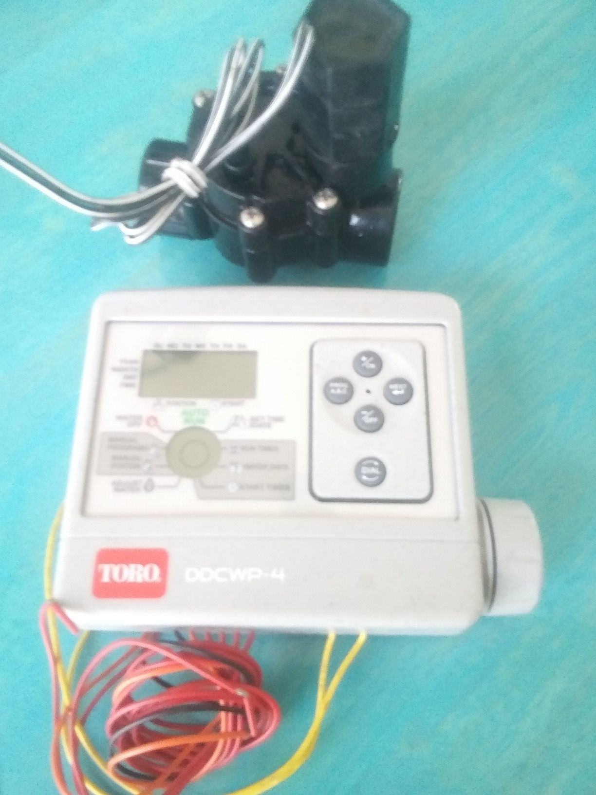 Toro DDCWP-4-9V Sprinkler Controler and 1" irrigation valve