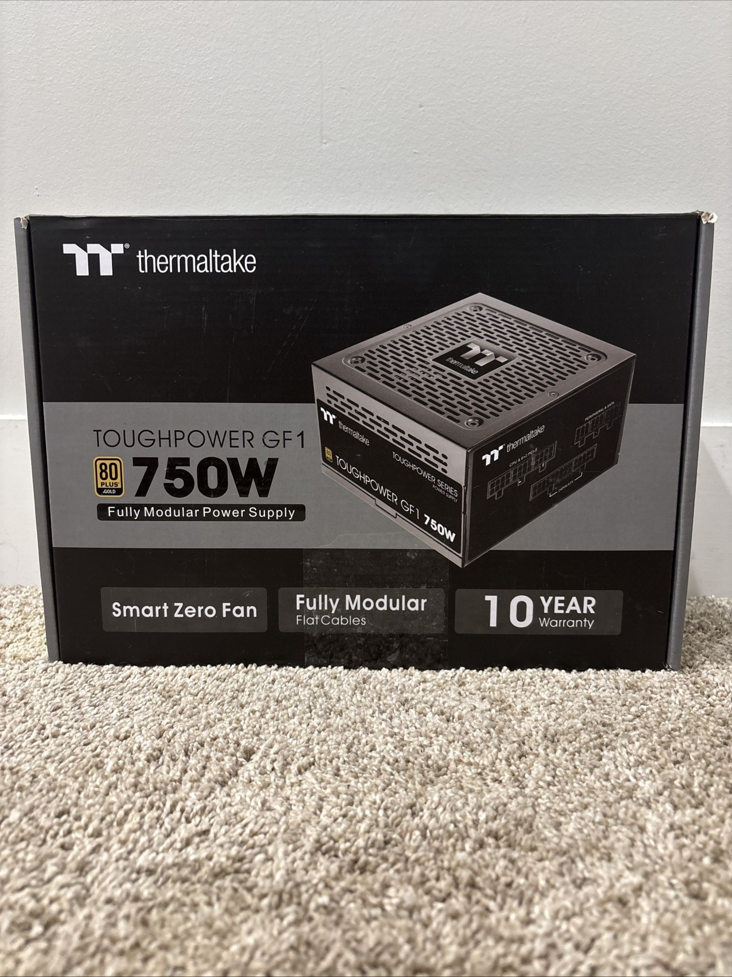 Thermaltake GF1 (2024) Fully Modular ATX 750W Power Supply - 80 Plus Gold
