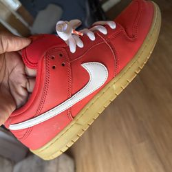 Red Nike SB size 10.5