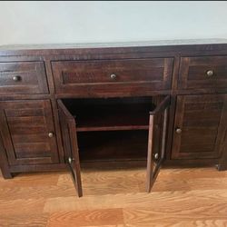 Pier 1 Imports. Solid Oak Dresser. Pier One Imports. Rustic Dresser