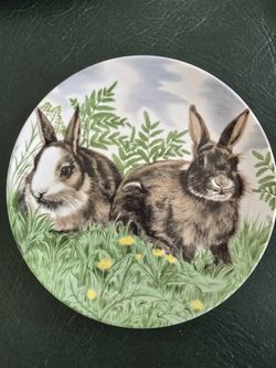 Kaiser Porcelain Bunnies Plate