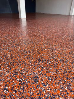 Garage flake floor or industrial flooring