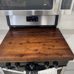 Acacia Wood Stove Cover / Noodle Board – Extra Counter Space