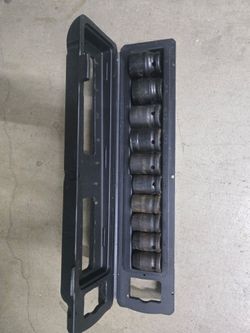 Duralast 1/2in drive sae impact socket set
