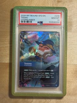 2026 RIFTBOUND: LEAGUE OF LEGENDS SFD-SPIRITFORGE #230 TEEMO - STRATEGIST PSA 10
