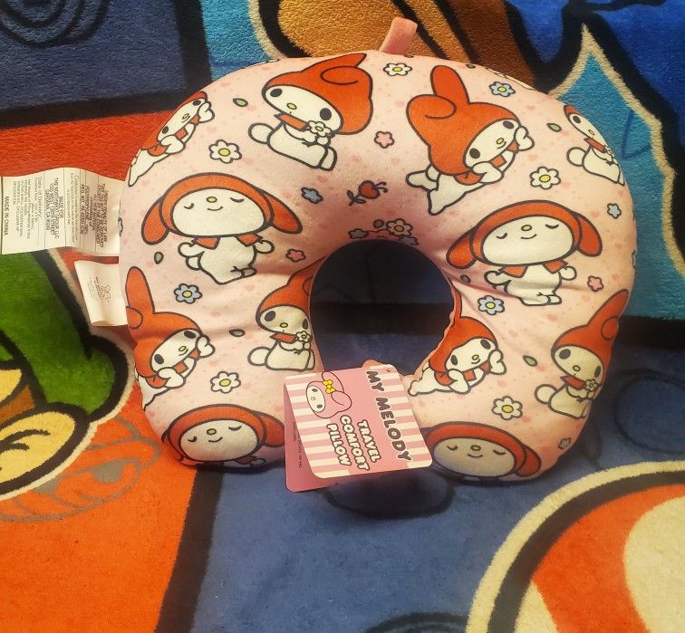 Hello Kitty My Melody Neck/Travel Pillow