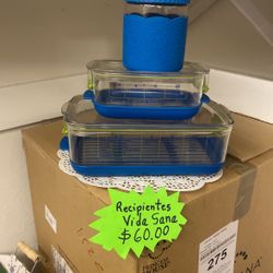 Recipientes Vida Sana $60.00