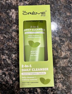 NEW THE CRÈME SHOP 2 IN 1 DAILY CLEANSER AND MAKEUP REMOVER $7!!