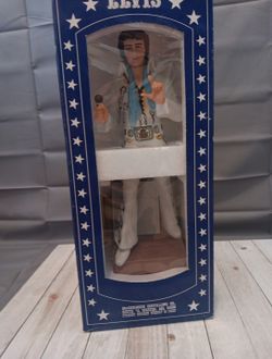 McCormick A Portrait Of Elvis Presley Sincerely '77 Decanter Musical with Box