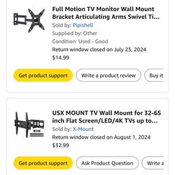 TV mounts 2 Different Mounts